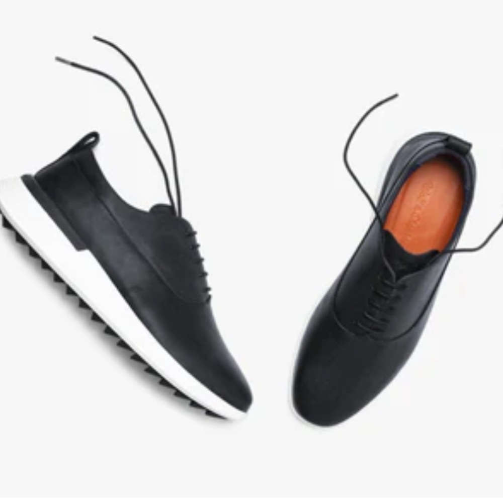 Wolf & Shepherd Crossover Longwing Blucher (Men) Oxfords Elegant Black Leather